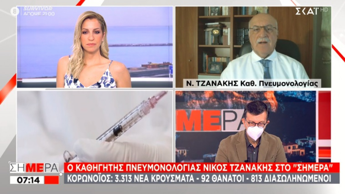 Κρούσματα σήμερα 28/4: Πότε θα πέσουμε κάτω από τις 3.000 - Η πρόβλεψη Τζανάκη