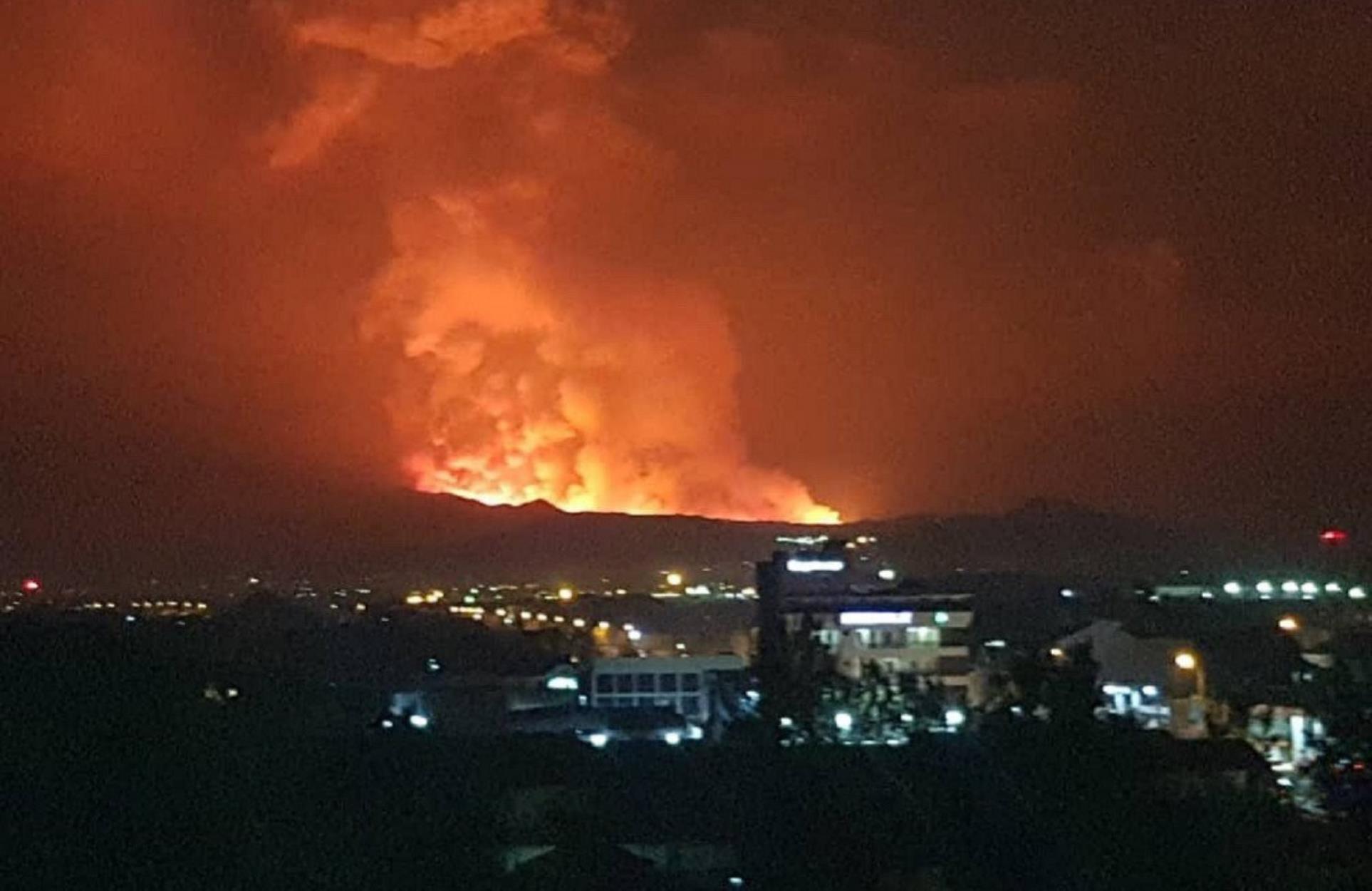 Κονγκό έκρηξη ηφαιστείου