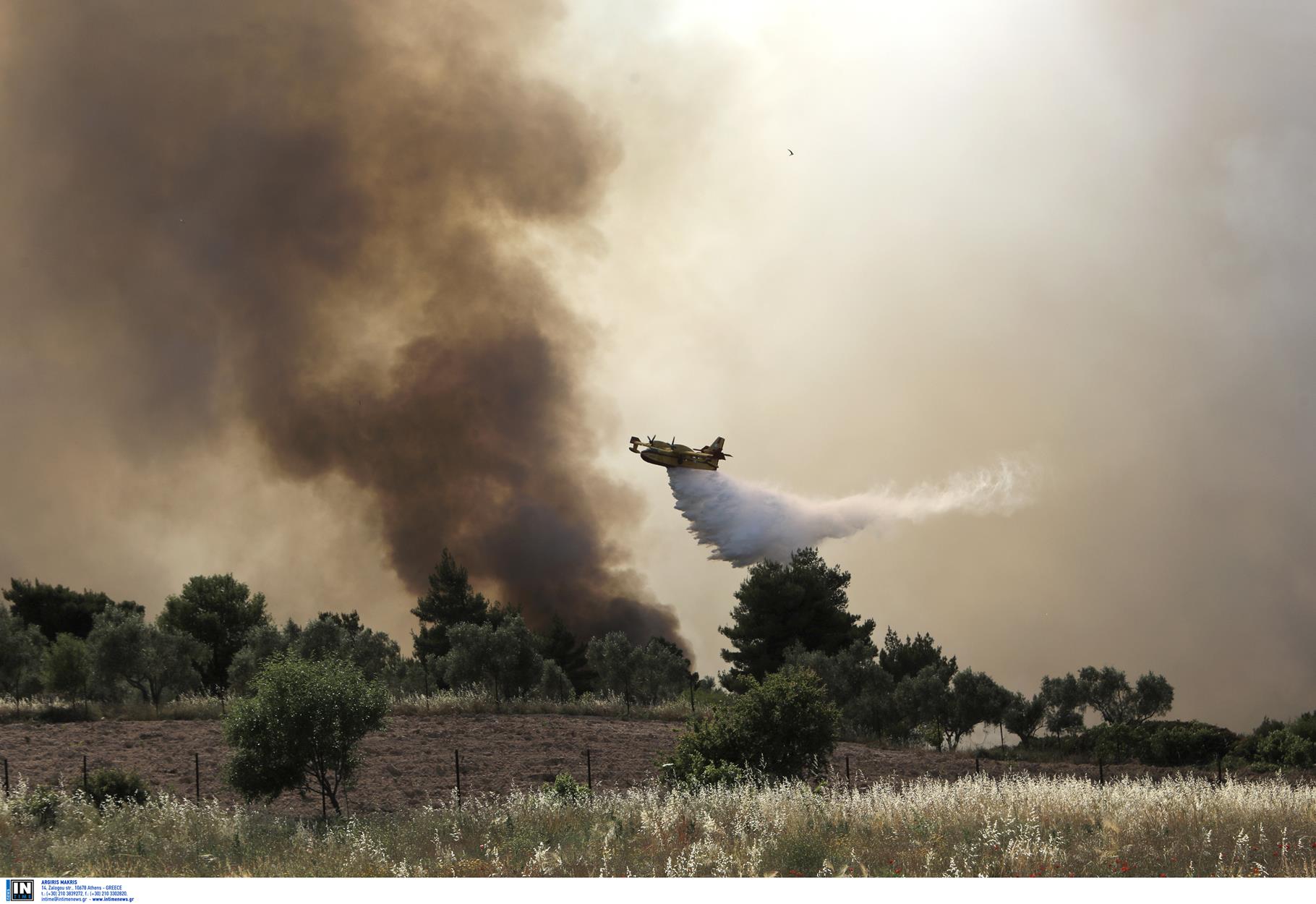 Φωτιά στα Γεράνεια Όρη