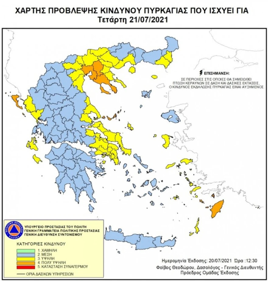 Πυρκαγιά Κίνδυνος