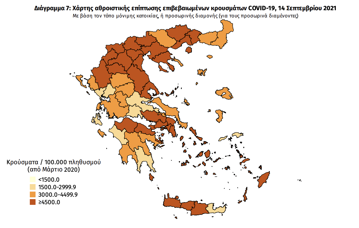 Κατανομή κρουσμάτων 14/09