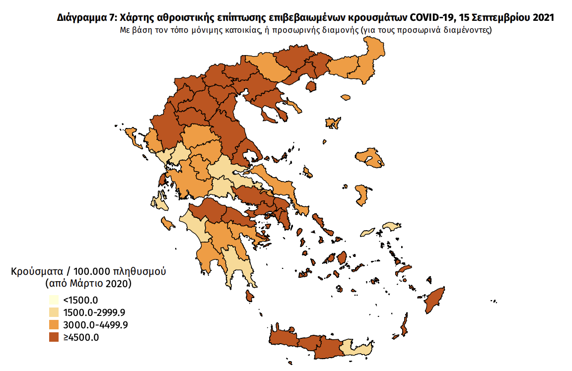 Κατανομή κρουσμάτων 15/09