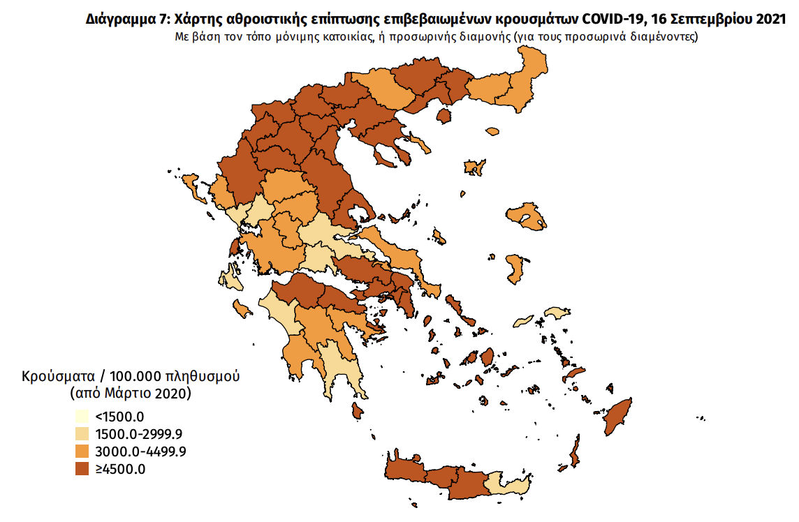 Κατανομή κρουσμάτων 16/09